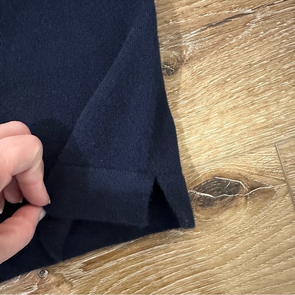 Quince Womens 100% Mongolian Cashmere 2.0 Straight Leg Pants True Navy Sz S NWOT - Picture 3 of 10